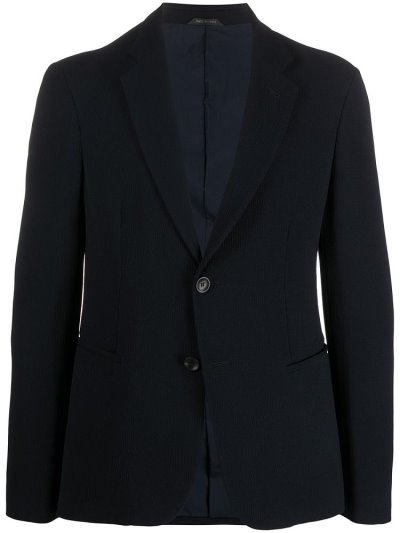 Blazers Giorgio Armani Fitted Formal Hombre Azules | WXBC3GQ2