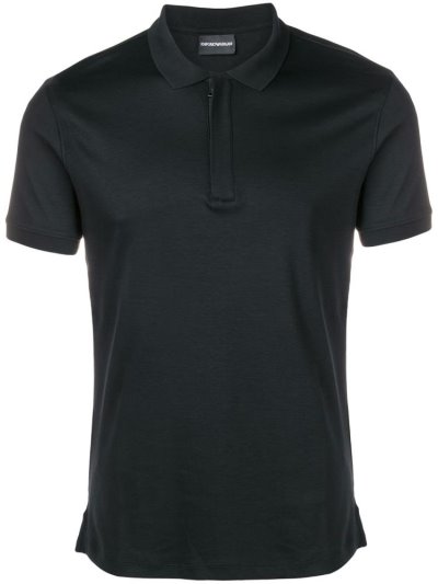 Camisa Polo Armani Emporio Plain Hombre Negras | 84WGDSMF