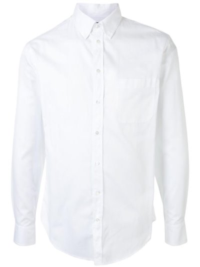 Camisas Armani Emporio Chest Pocket Hombre Blancas | 2A0JCJ4P