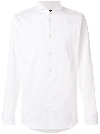 Camisas Armani Emporio Classic Estilo Hombre Blancas | 4LA4FZWR