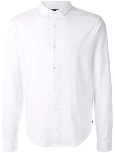 Camisas Armani Emporio Slim Fit Formal Hombre Blancas | V3MQ9CQ5