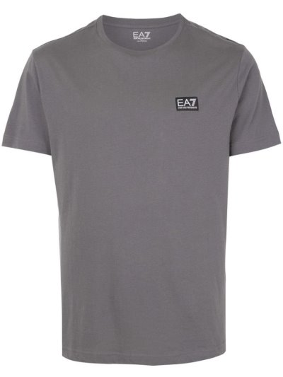 Camiseta Ea7 Emporio Ea7 Print Hombre Gris | FE48C8X5