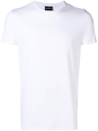 Camiseta Armani Emporio Corta Sleeve Hombre Blancas | 2CCUA5XB