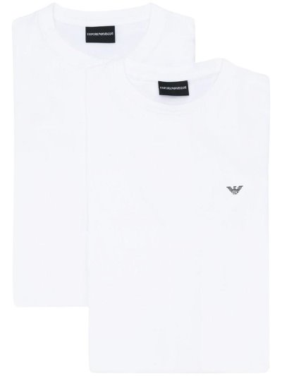 Camiseta Armani Emporio Corta Sleeve Hombre Blancas | TH7YWOHO