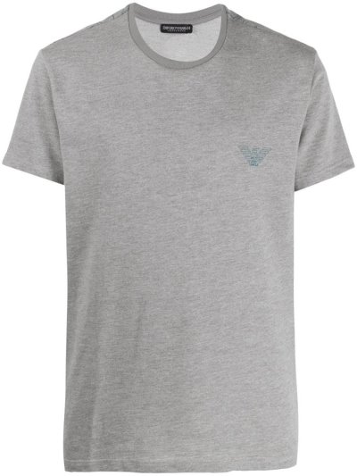 Camiseta Armani Emporio Logo Print Hombre Gris | XX2YUEAS