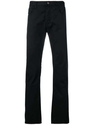 Chinos Armani Emporio Regular Slim Hombre Negras | EREXBF7Y