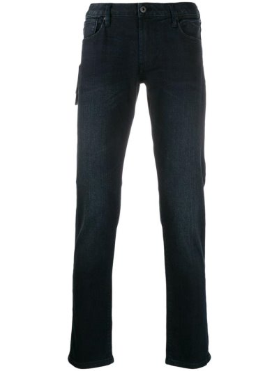 Jeans Armani Emporio Mid Rise Slim Fit Hombre Azules | X8SDMGB7