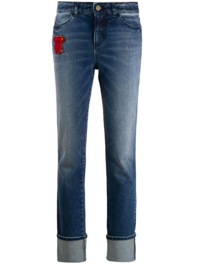 Jeans Armani Emporio Teddybear Patch Mujer Azules | NF42VZR1