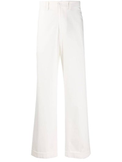 Pantalones Armani Emporio Anchos Leg Hombre Blancas | 5OQFGBVX