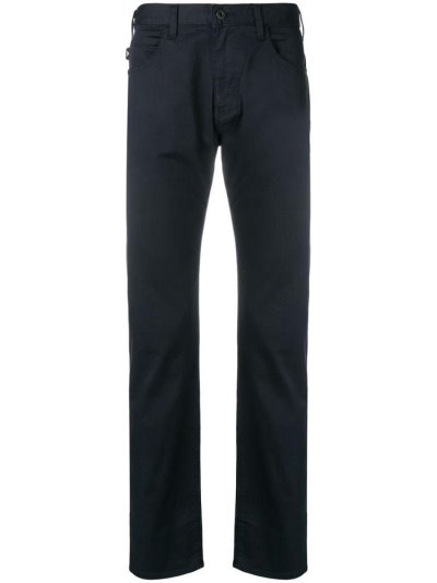 Pantalones Armani Emporio Classic Slim Fit Hombre Azules | VICN6YBQ