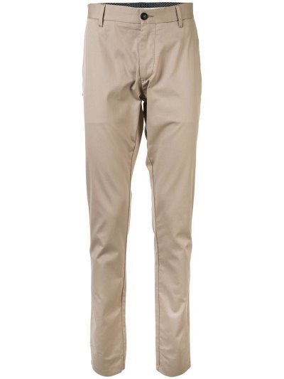 Pantalones Armani Emporio Plain Straight Tailored Pants Hombre Marrones | J43M5V3Q