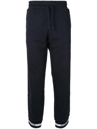 Pantalones Armani Emporio Side Panel Pista Hombre Azules | ZLSYG0CV