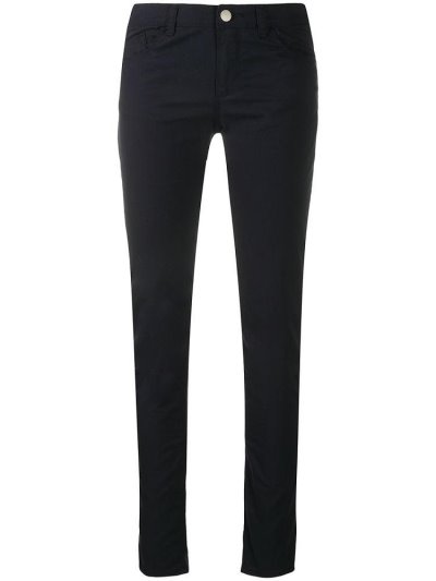 Pantalones Armani Emporio Skinny Mujer Azules | 8FD6E461