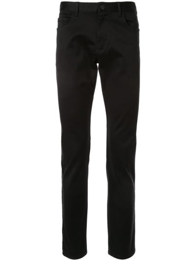 Pantalones Armani Emporio Slim Fit Hombre Negras | SBC7KKTH