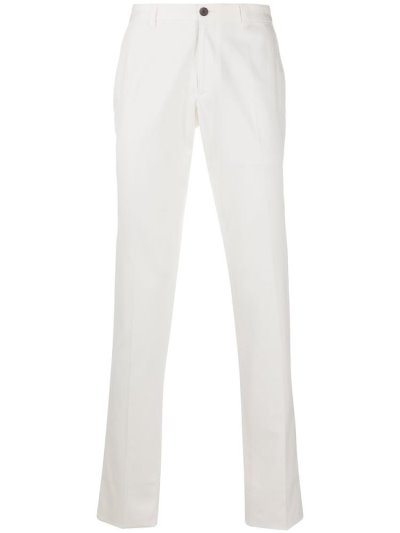 Pantalones Armani Emporio Straight Leg Tailored Pants Hombre Blancas | ERZ56TMO