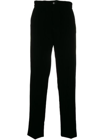 Pantalones Giorgio Armani Straight Leg Pista Hombre Negras | GJV5KX8S