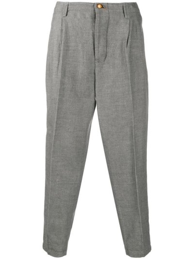 Pantalones Giorgio Armani Tapered Dart Hombre Gris | 52K9IZAT