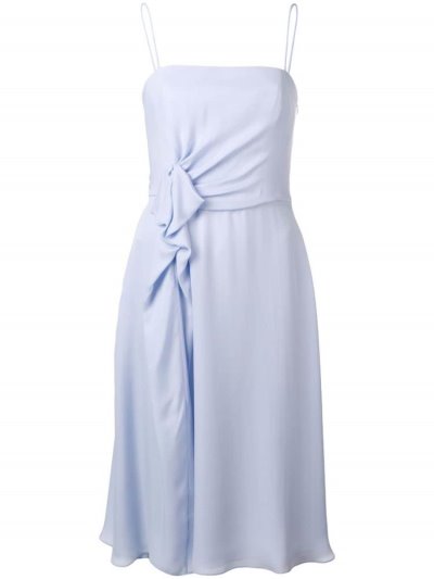 Vestido Armani Emporio Sin Manga Midi Mujer Azules | 2WPBLT8U