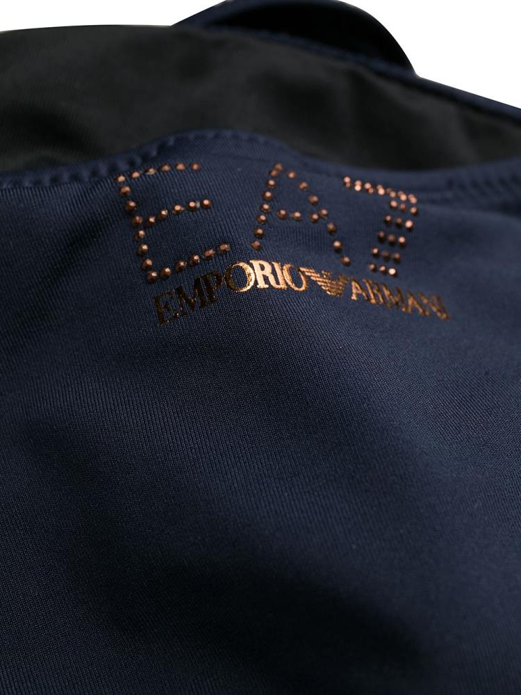 Bikini Ea7 Emporio Armani Studded Logo Mujer Azules | JDHF0IYM