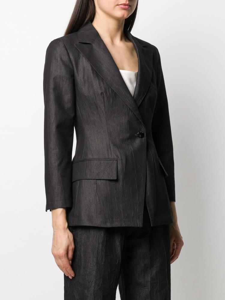 Blazers Armani Emporio Single Breasted Mujer Negras | JN9B7VDC