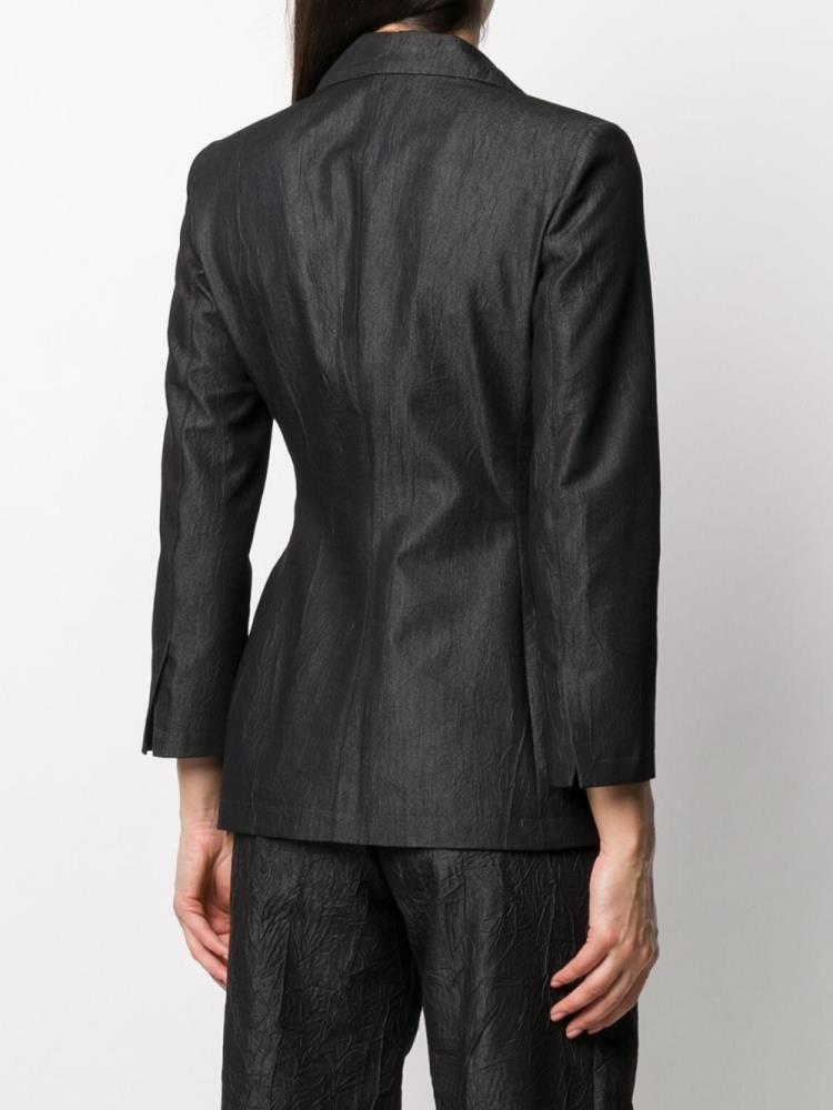 Blazers Armani Emporio Single Breasted Mujer Negras | JN9B7VDC