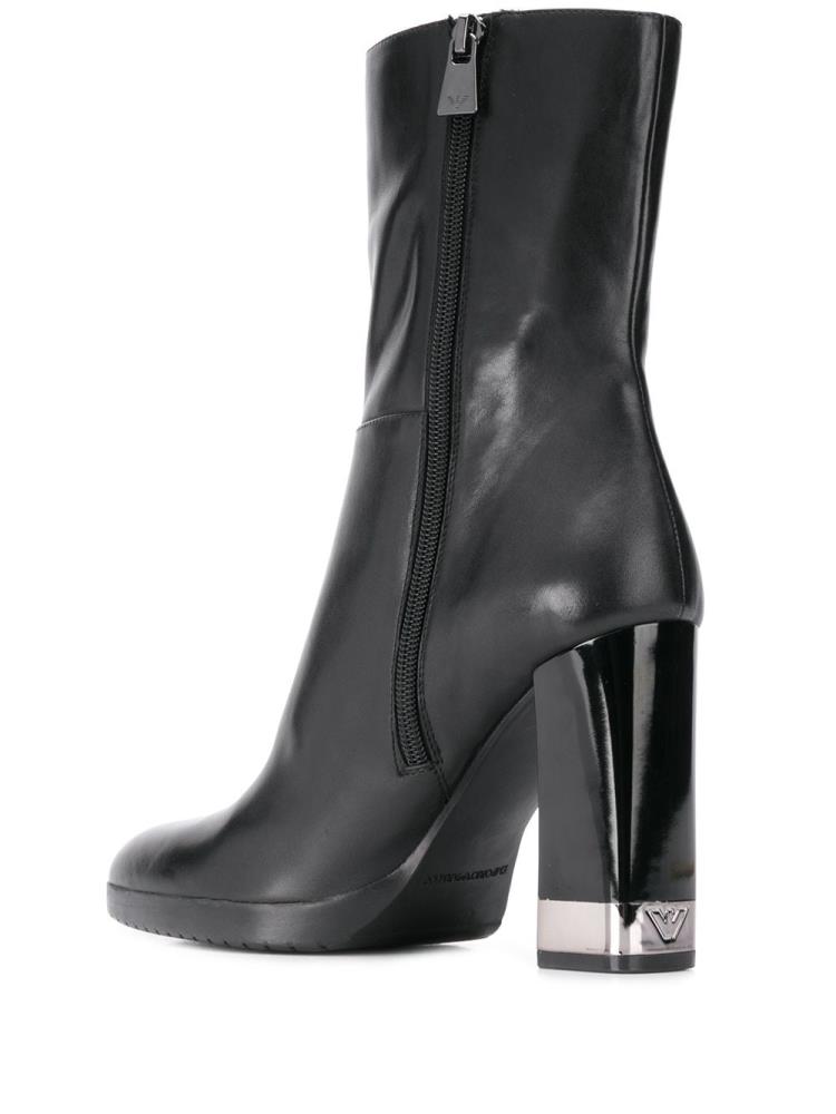 Botas Armani Emporio Fornido Heel Mujer Negras | GI1BJZI3