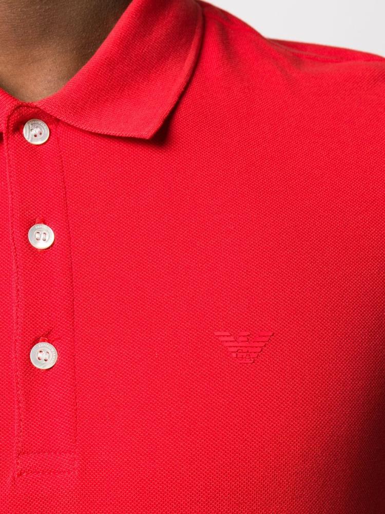 Camisa Polo Armani Emporio Classic Hombre Rojas | UUJNKBU3