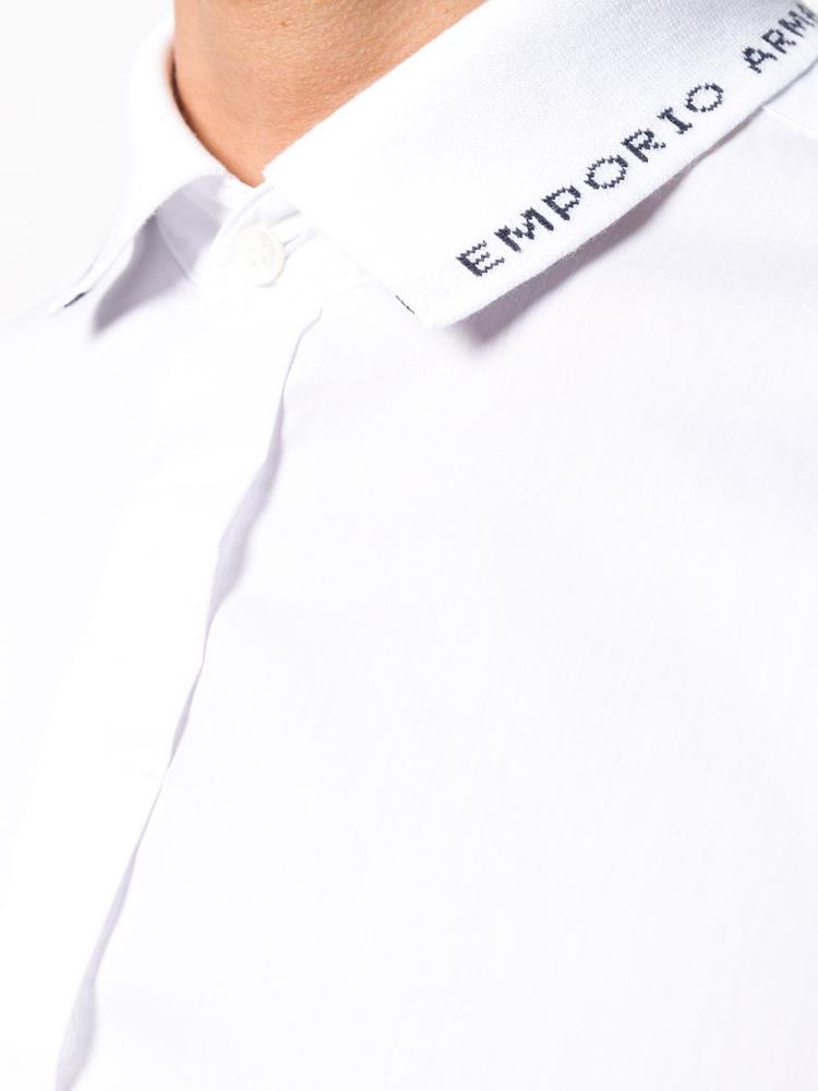 Camisa Polo Armani Emporio Long Sleeve Hombre Blancas | BB2BRJ60