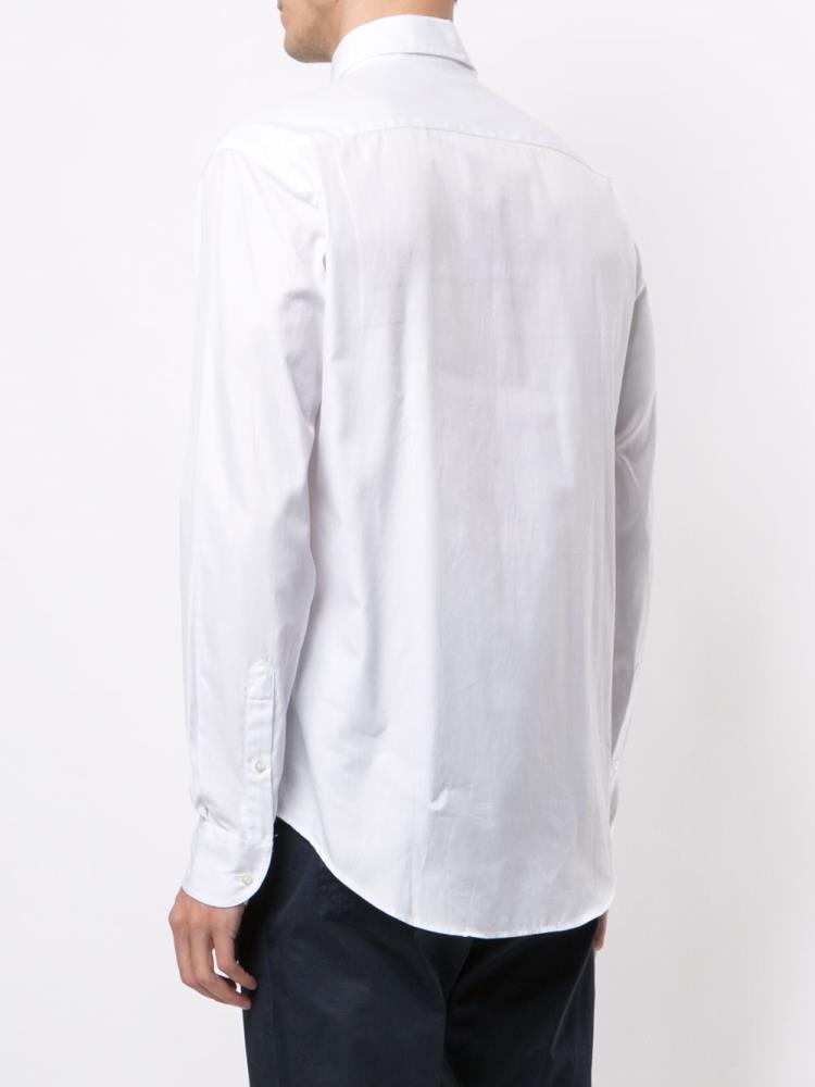 Camisas Armani Emporio Chest Pocket Hombre Blancas | 2A0JCJ4P