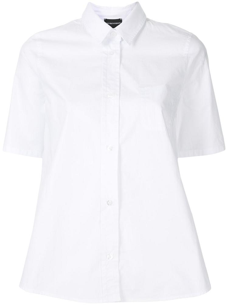 Camisas Armani Emporio Chest Pocket Mujer Blancas | 3SCRDY7O