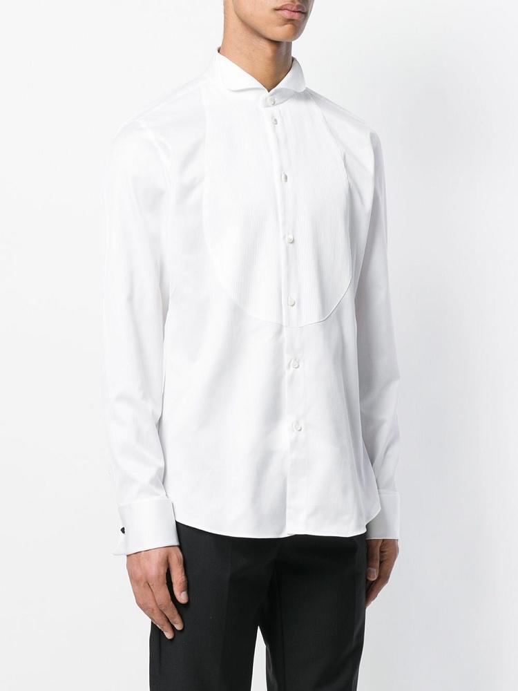 Camisas Armani Emporio Classic Estilo Hombre Blancas | 4LA4FZWR