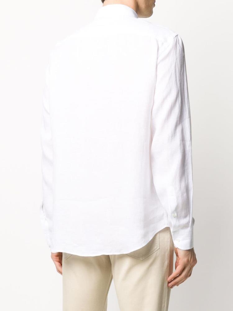 Camisas Armani Emporio Long Sleeve Hombre Blancas | MY7BCH2Z