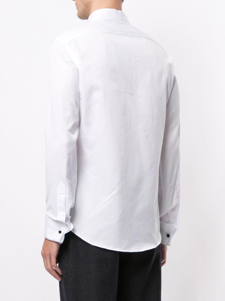 Camisas Armani Emporio Plain Tailored Hombre Blancas | 7BM1PPJD