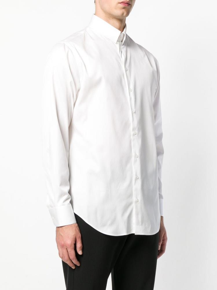 Camisas Giorgio Armani Plain Hombre Blancas | BWQK5X09