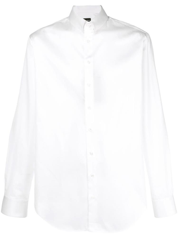 Camisas Giorgio Armani Plain Hombre Blancas | BWQK5X09