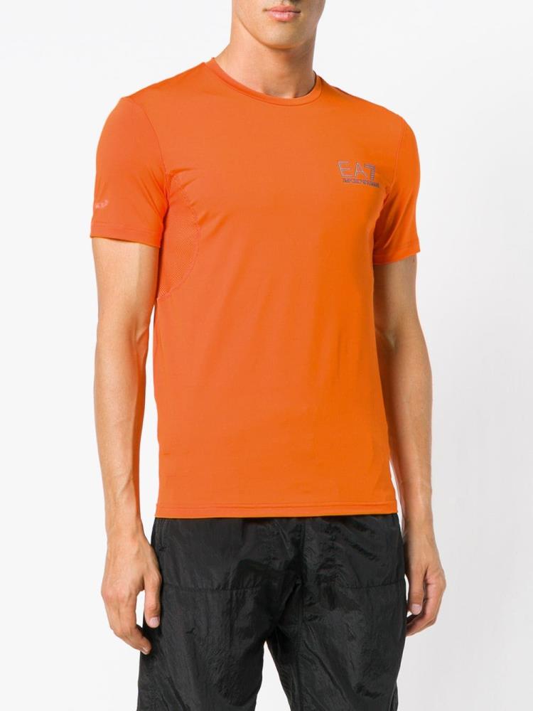 Camiseta Ea7 Emporio Armani Basic Hombre Amarillo | ASRBQKA3