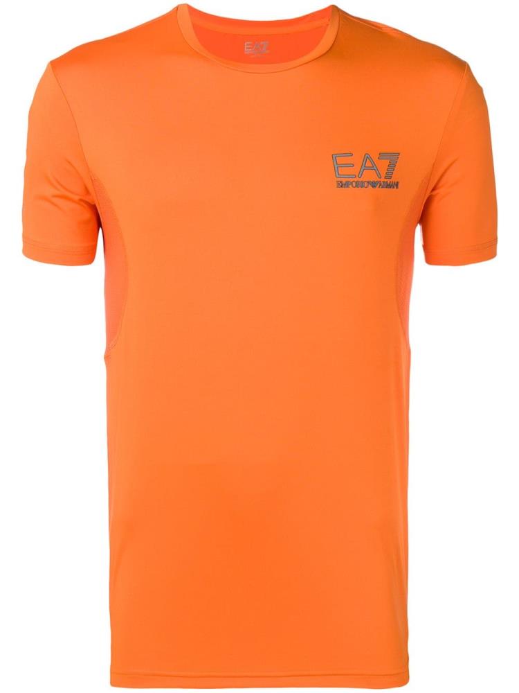 Camiseta Ea7 Emporio Armani Basic Hombre Amarillo | ASRBQKA3