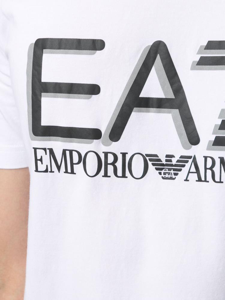 Camiseta Ea7 Emporio Ea7 Large Logo Hombre Blancas | 2YNDTON0