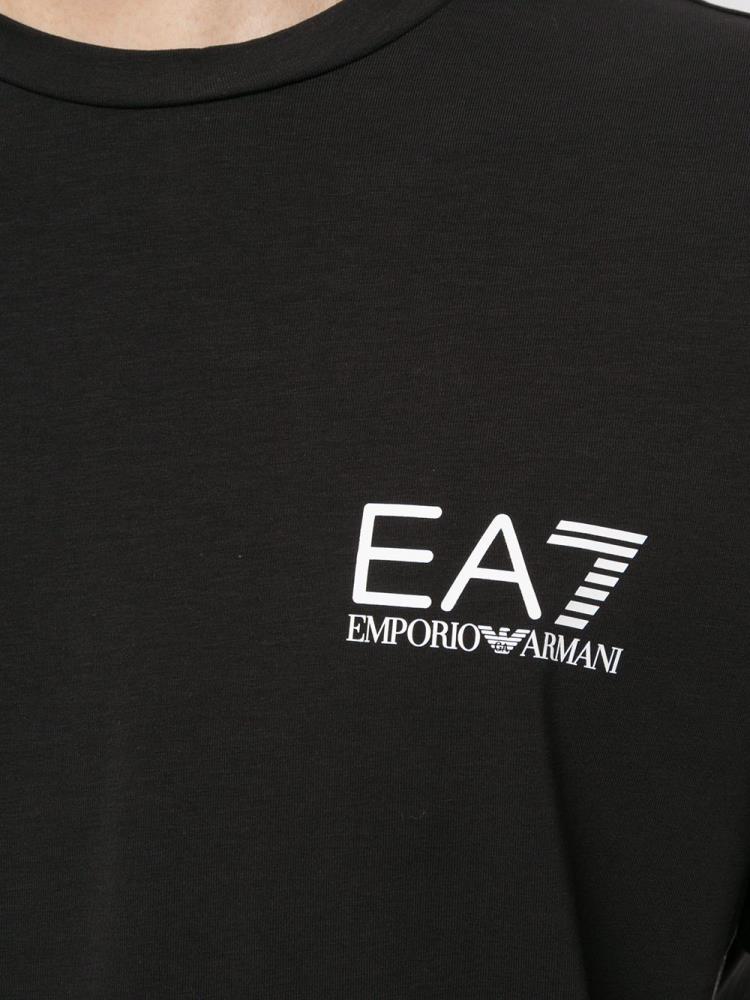 Camiseta Ea7 Emporio Ea7 Tape Sides Hombre Negras | CDRUYJ7S