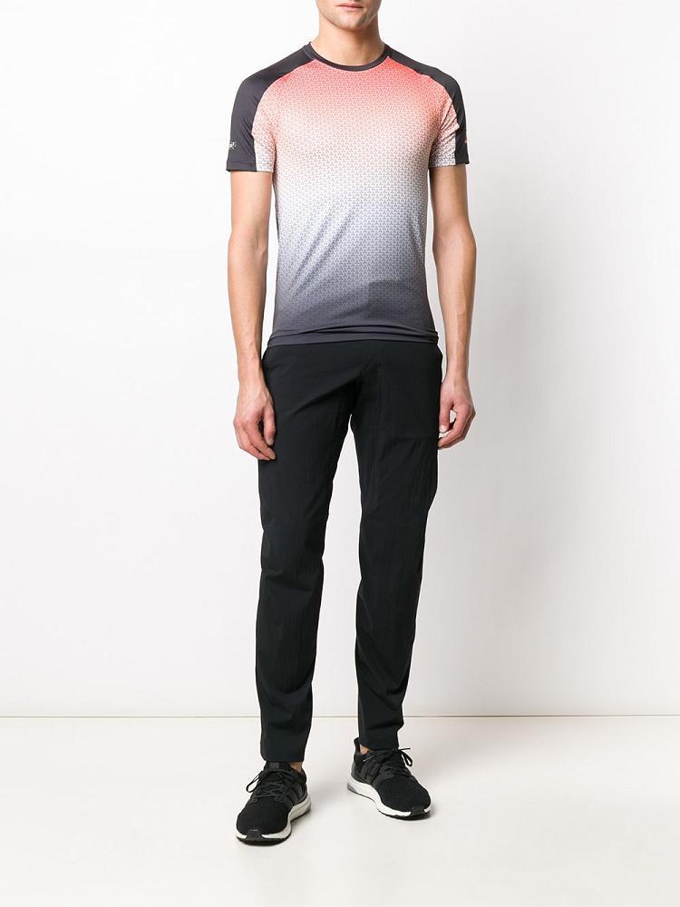 Camiseta Ea7 Emporio Armani Faded Effect Patterned Hombre Negras | R4UMUJJD