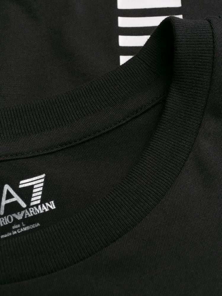 Camiseta Ea7 Emporio Armani Logo Hombre Negras | ISXOPD03