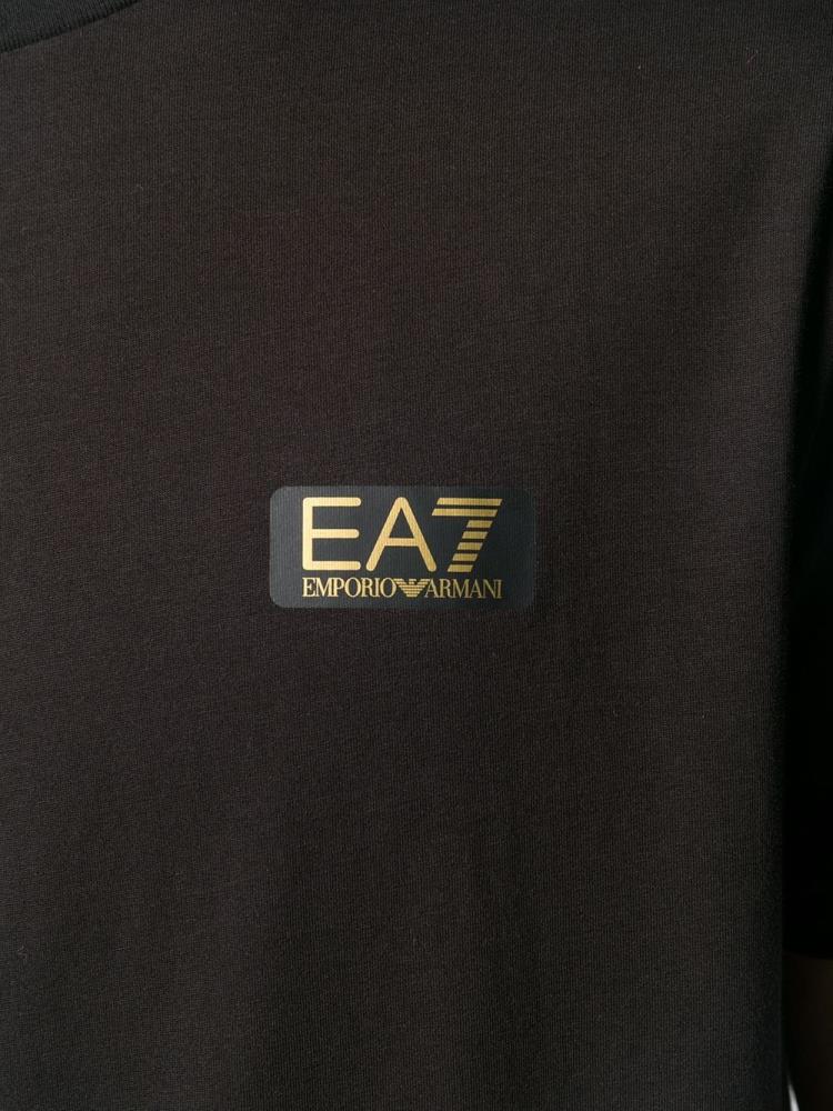 Camiseta Ea7 Emporio Armani Logo Printed Hombre Negras | K3DWGB72