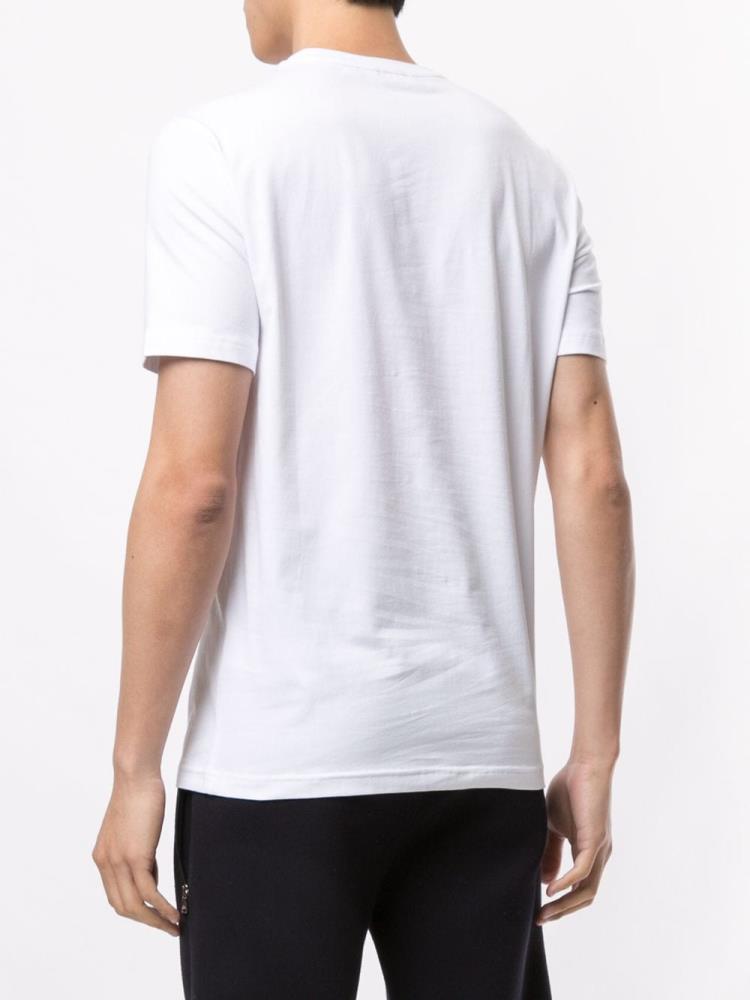 Camiseta Ea7 Emporio Armani Metallic Ea7 Logo Hombre Blancas | MCURXRCF