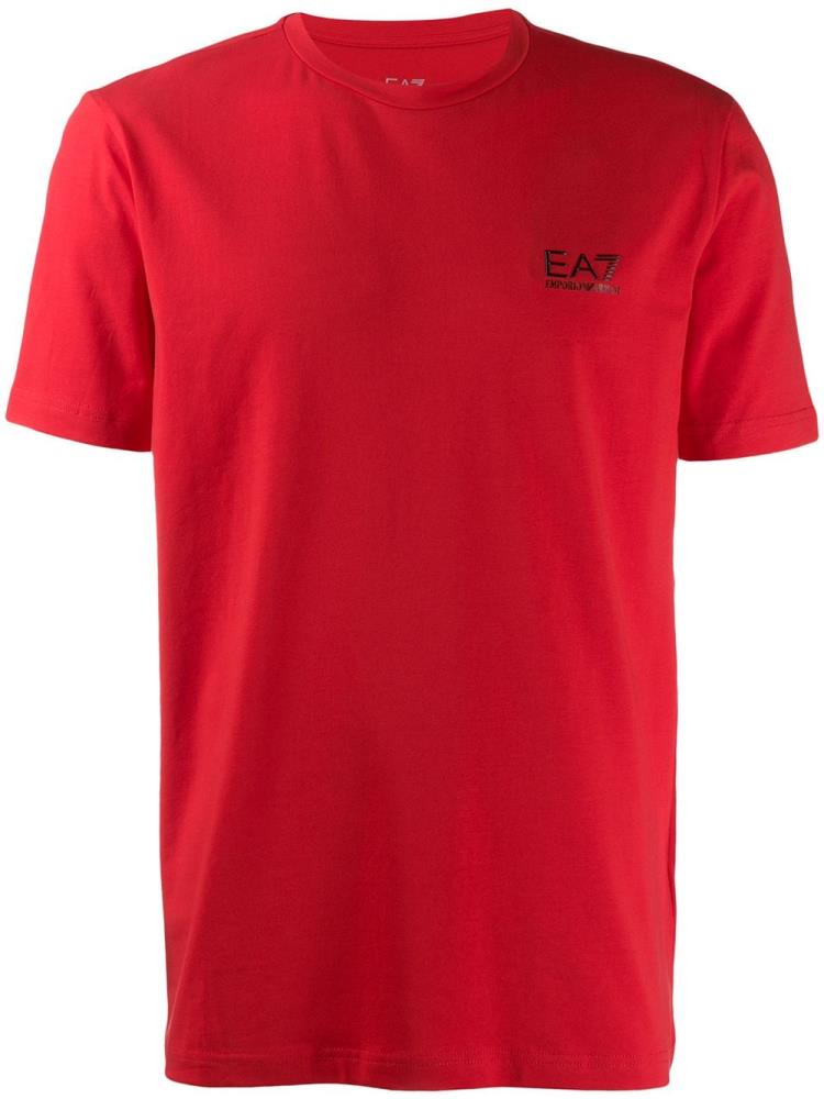 Camiseta Ea7 Emporio Armani Printed Logo Hombre Rojas | R36N686L