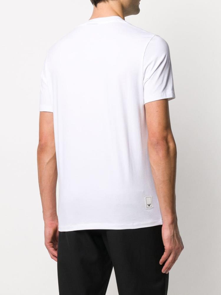 Camiseta Armani Emporio Chest Logo Hombre Blancas | P07009X6