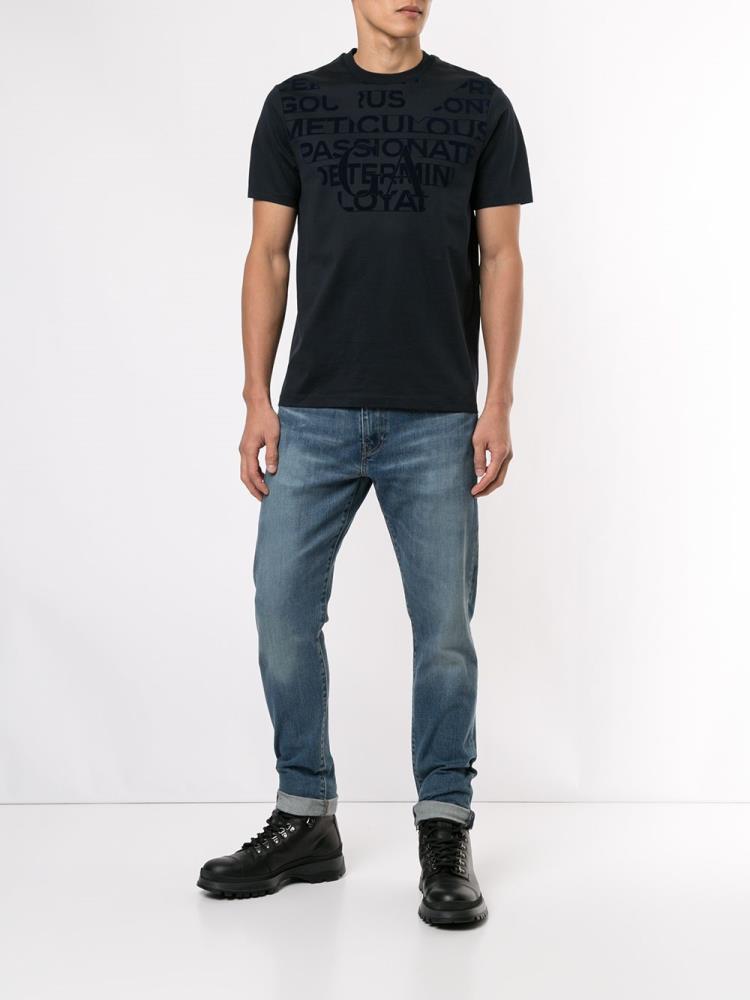 Camiseta Armani Emporio Ga Hombre Azules | NGPKSO53