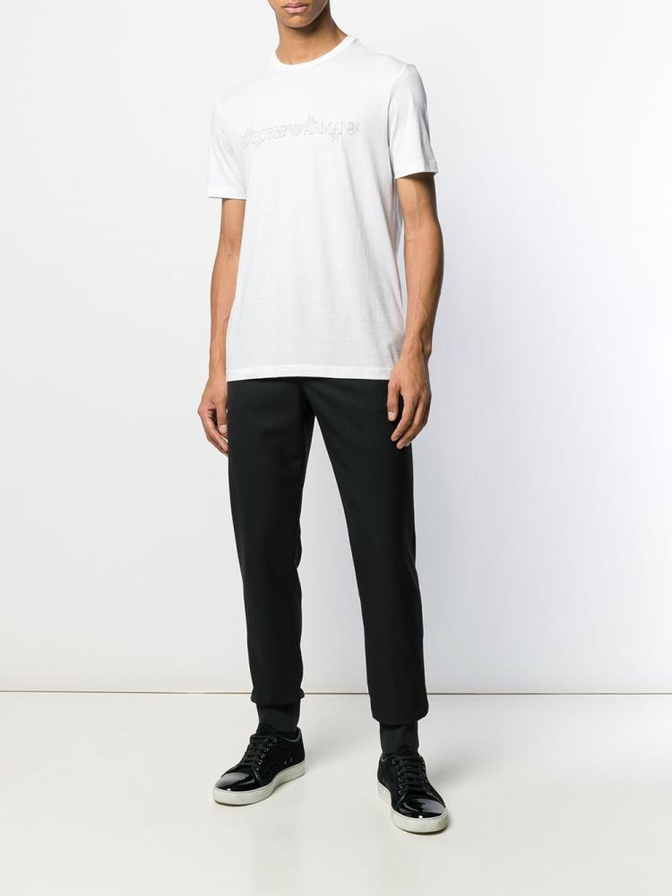 Camiseta Armani Emporio Logo Hombre Blancas | ICIXFABS