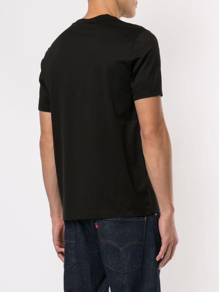 Camiseta Armani Emporio Logo Print Hombre Negras | KOIQI5D9