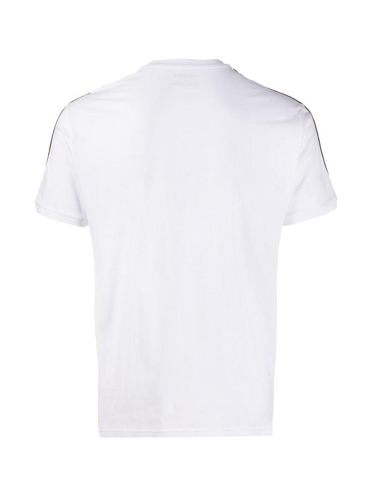 Camiseta Armani Emporio Logo Tape Corta Sleeve Hombre Blancas | 27WRF0BY