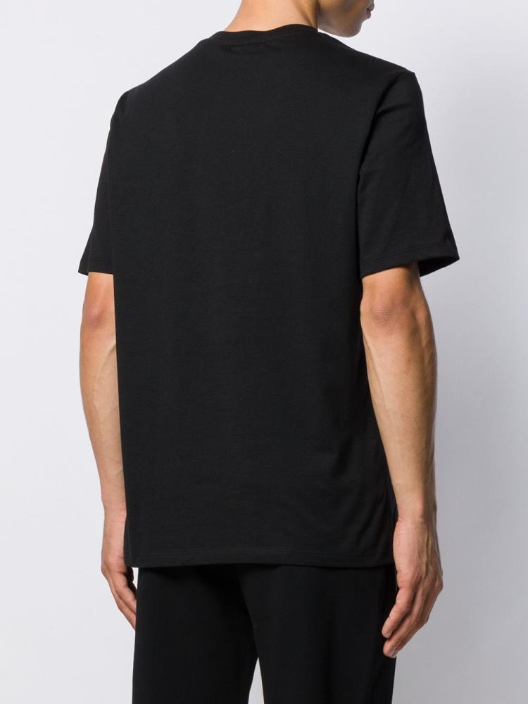 Camiseta Armani Emporio Vector Logo Hombre Negras | PD8A6KU3